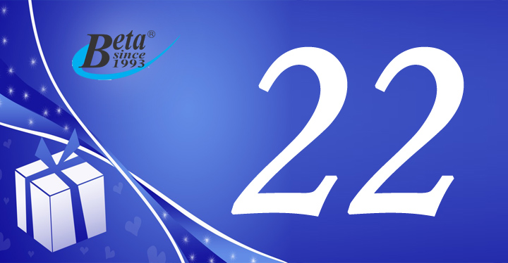 22 года стабильности: Beta празднует день рождения.