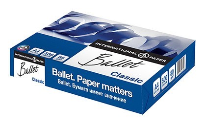 Бумага для офиса Ballet Classic A4 (сорт B)