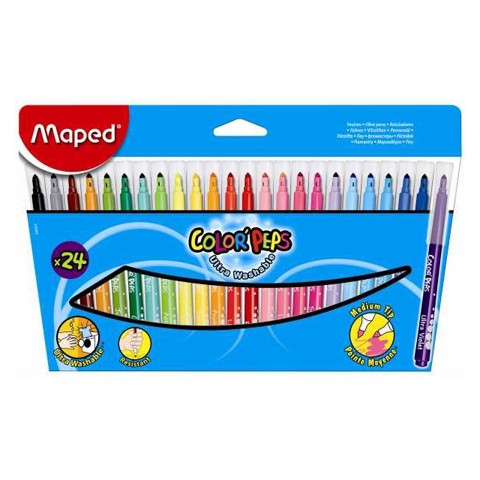 Фломастеры Maped (24 цв.Color`Peps )