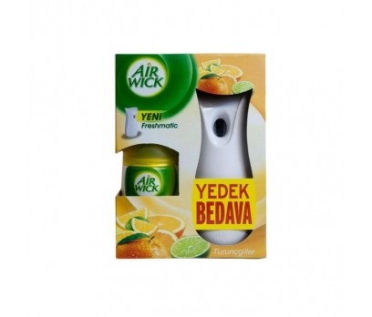 Освежитель воздуха AIRWICK авт. с доз. в компл. 1 баллончик  250 мл (цитрус)