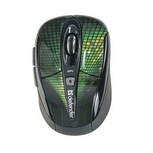 Мышь компьютерная Defender To-GO MS-585 Nano Disco Green